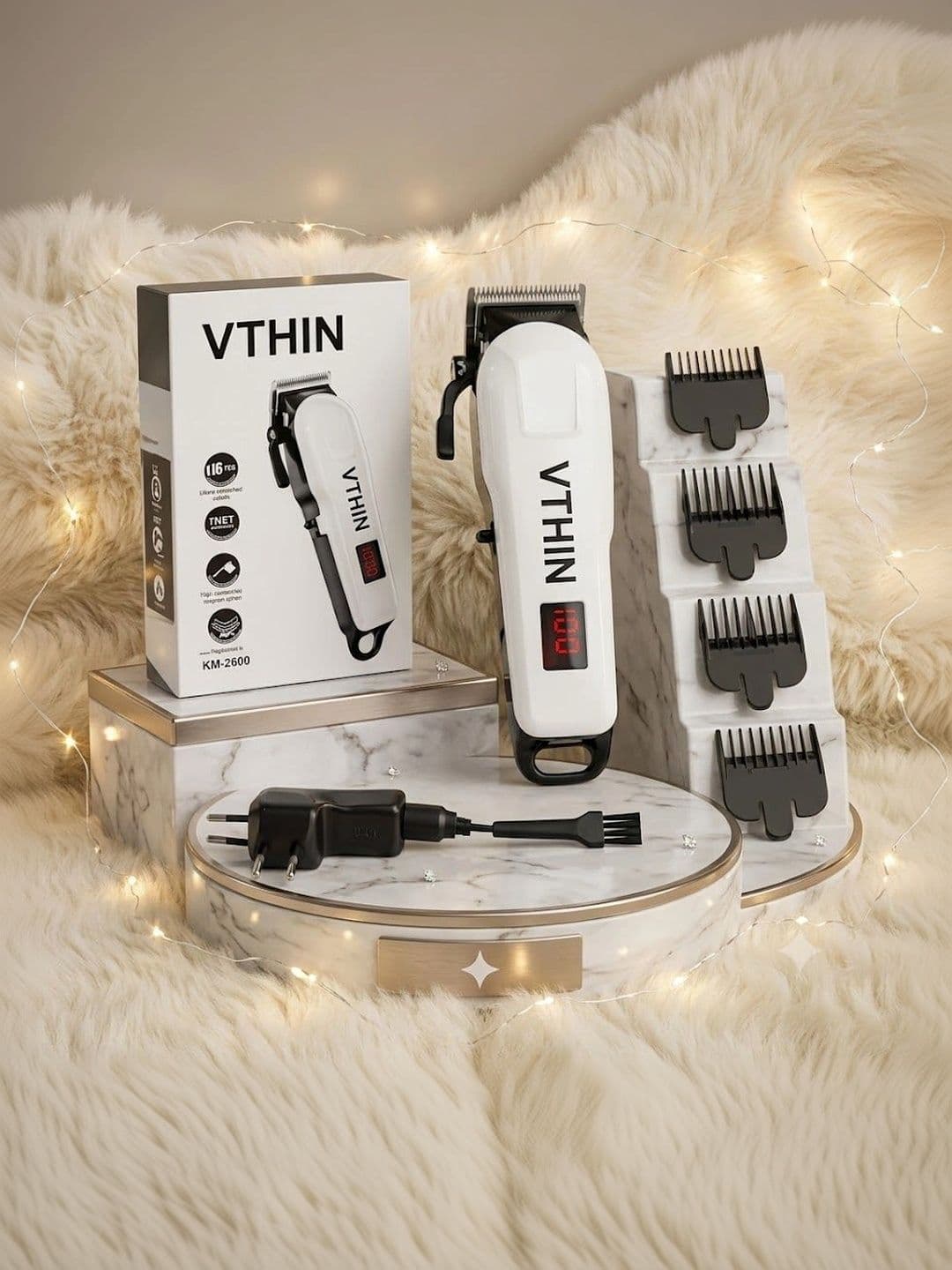 VTHIN Pro-Grade Electric Hair Clipper & Shaving Essentials Kit - view 1