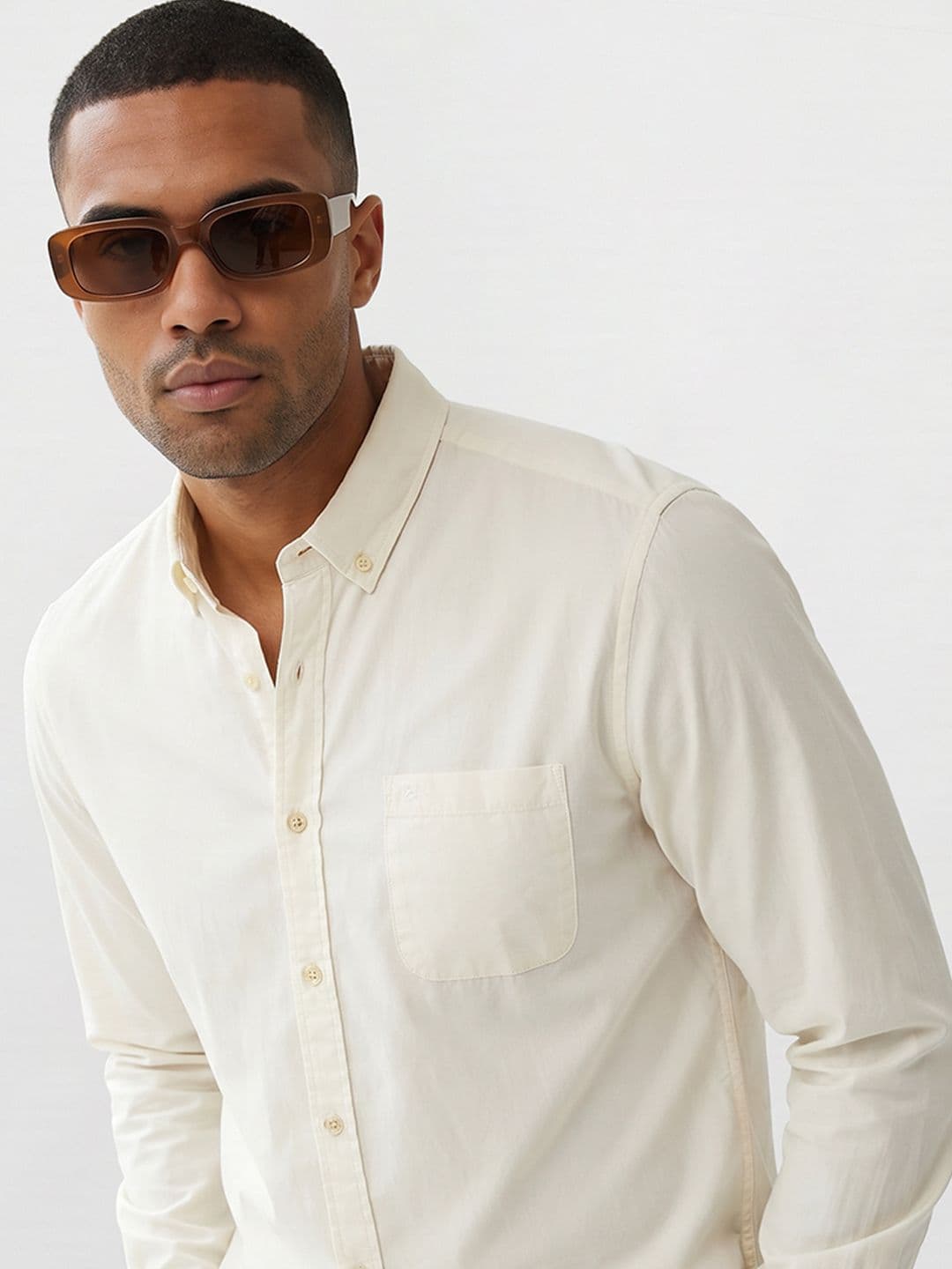 Roadster Life Co. Easy Drape Cotton Shirt - view 1