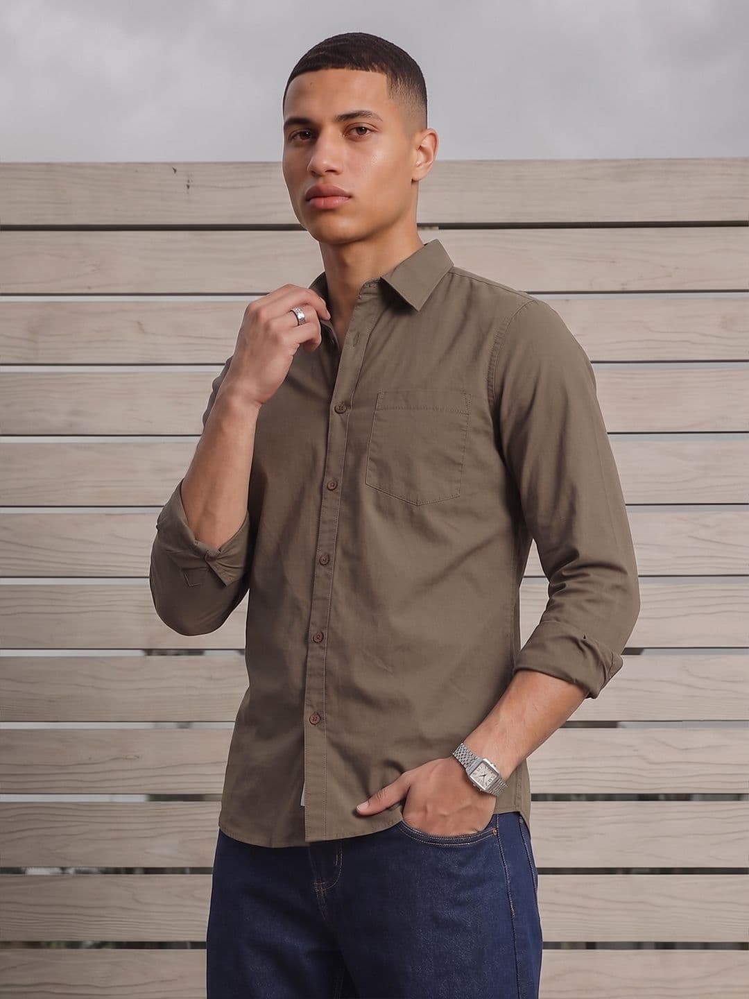 The Roadster Life Co. Pure Cotton Casual Shirt - view 1