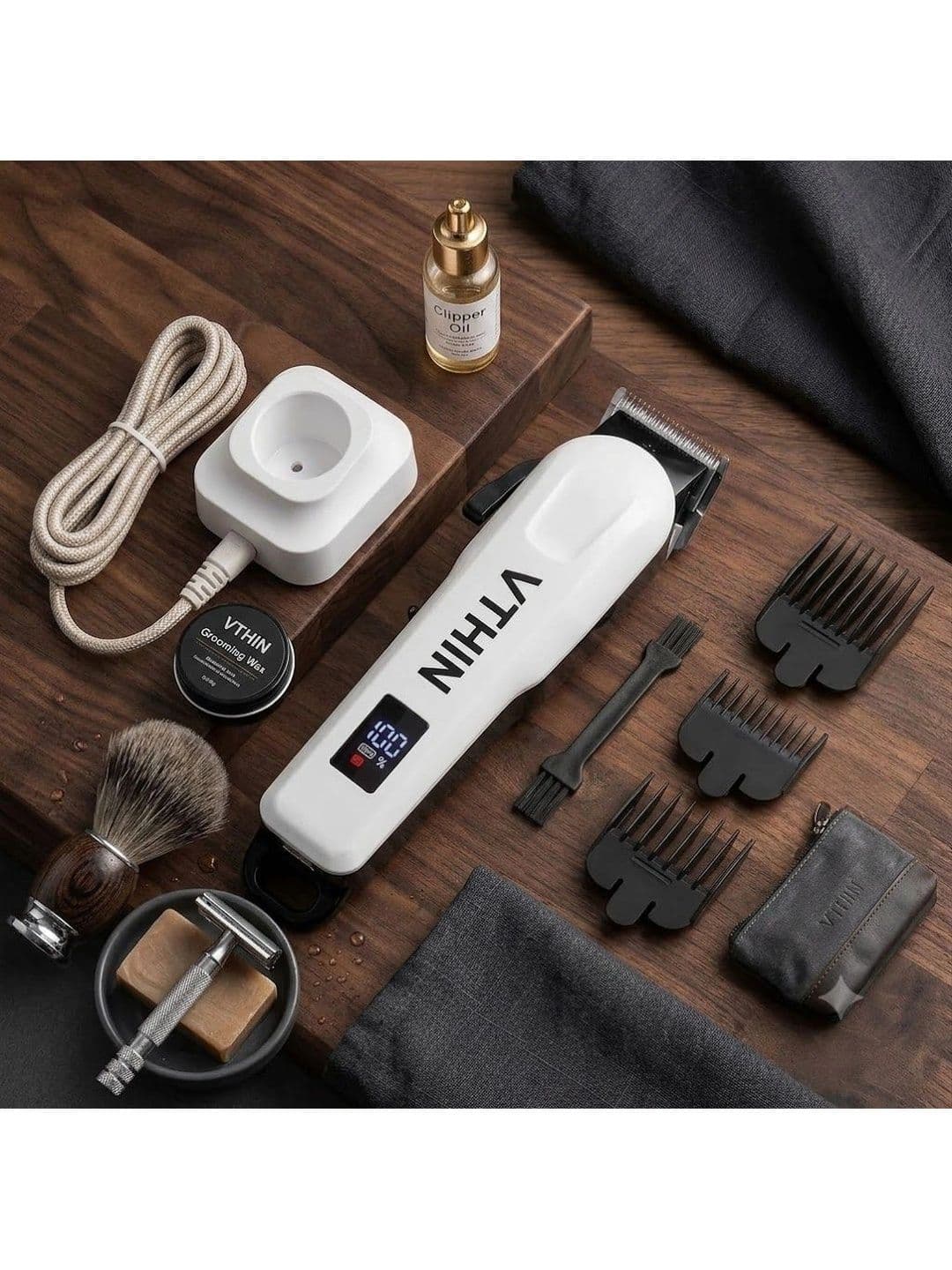 VTHIN Ultra-Trim Cordless Hair Clipper with LED Digital Display - view 1