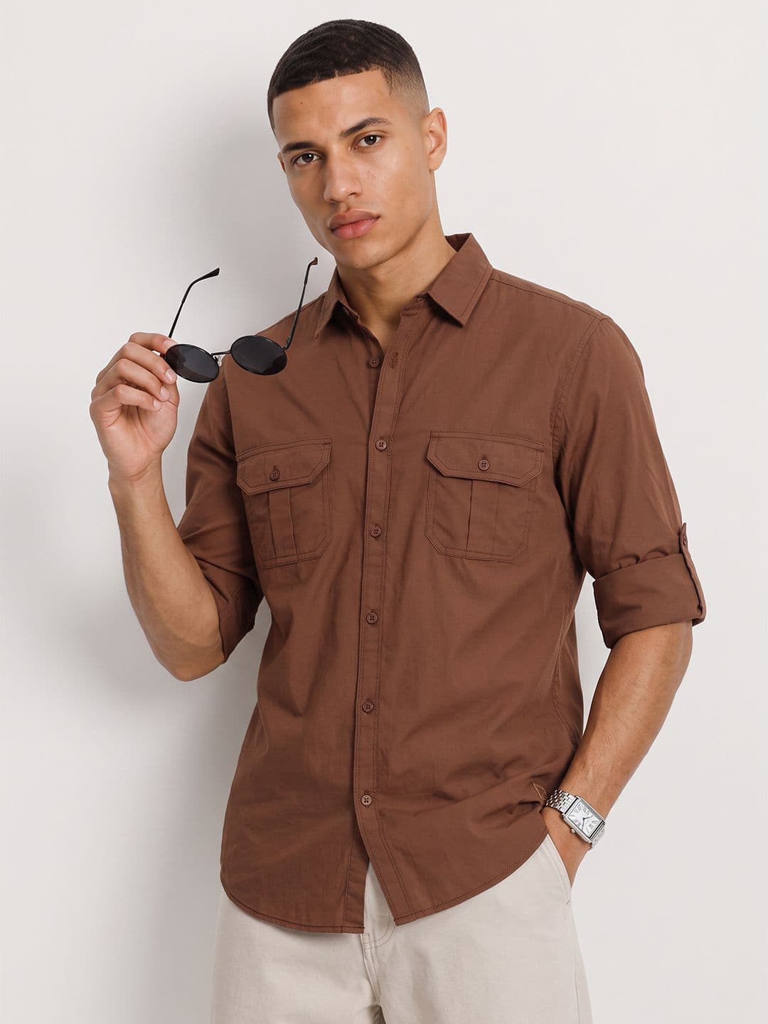 The Roadster Life Co. Pure Cotton Casual Shirt - view 1