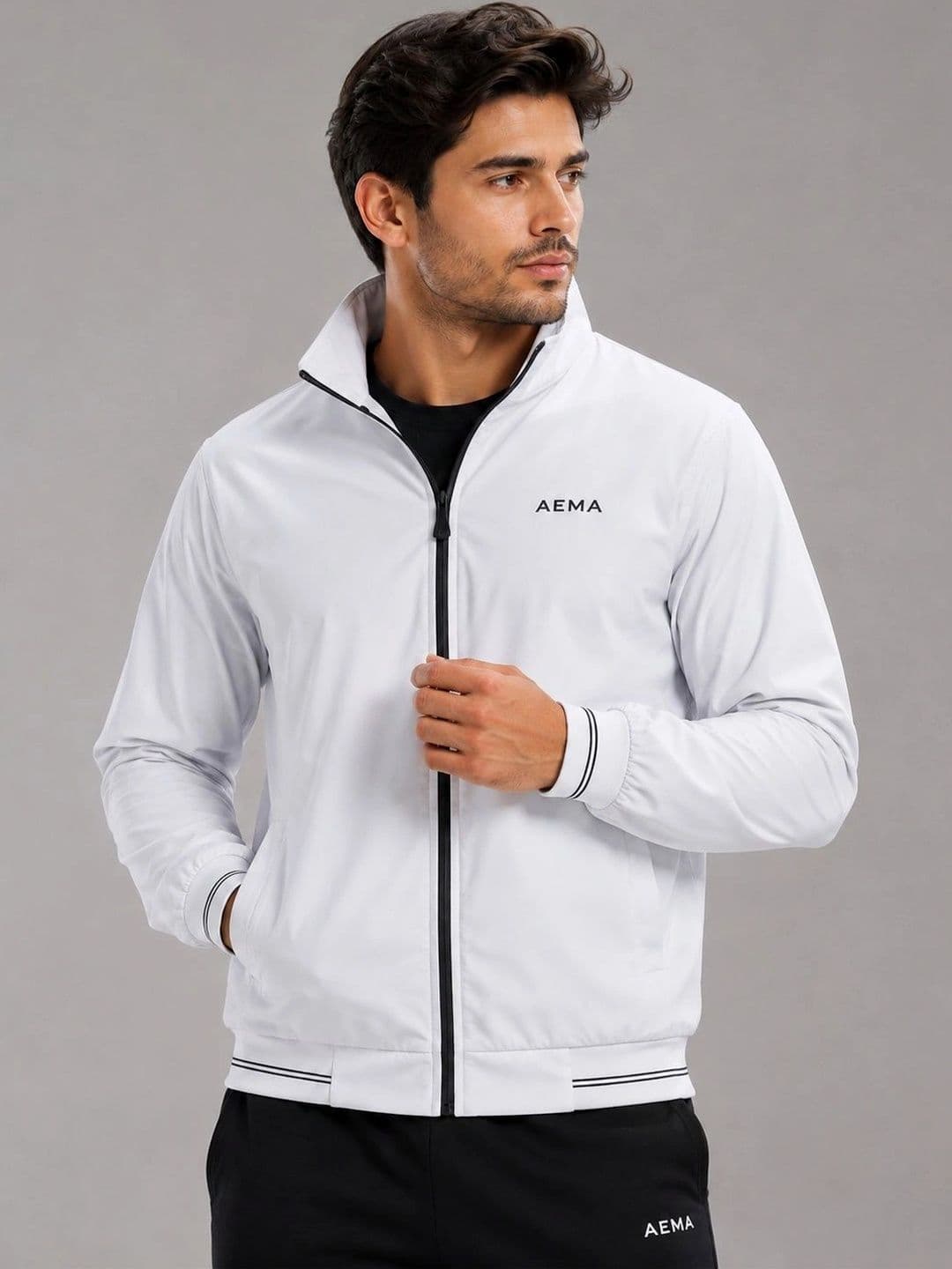 AEMA Men Lightweight Training or Gym Sporty Jacket - view 1