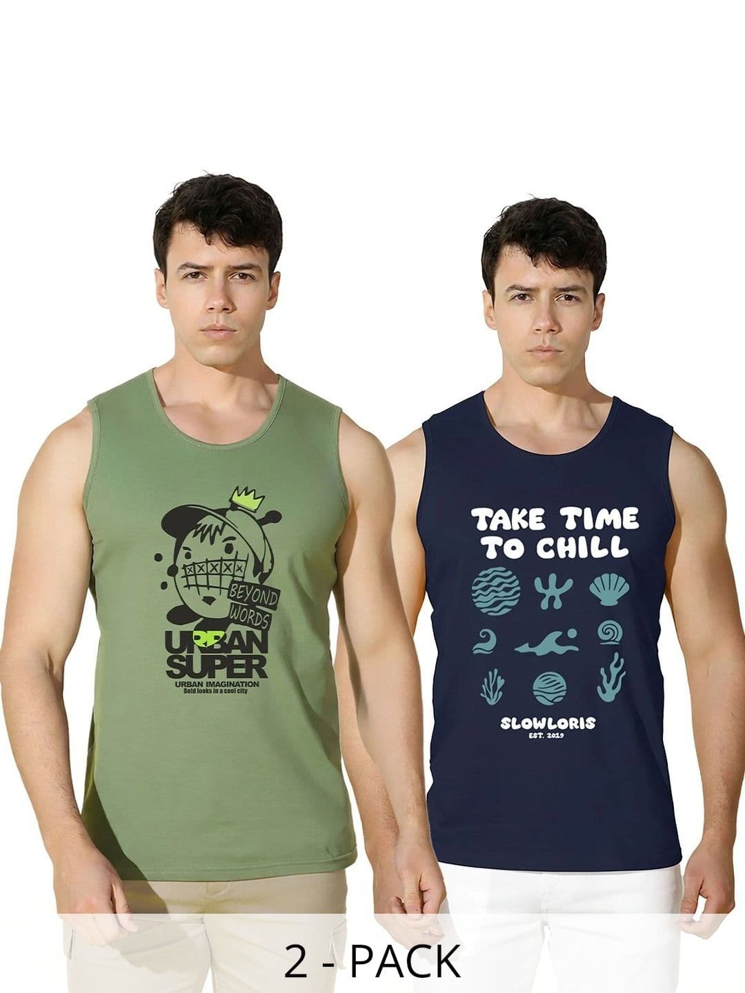SLOWLORIS Men 2 Printed T-shirt - view 1