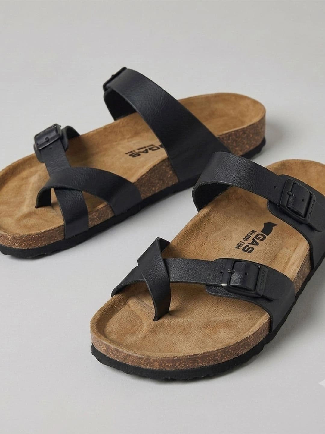 GAS Men Leather Comfort Sandals - view 1