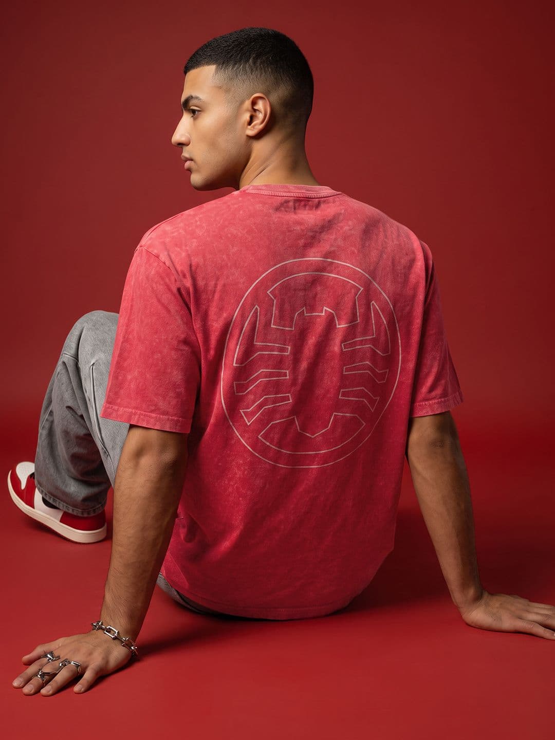 MARVEL STREET Relaxed Fit Spider-Man Graphic Printed Pure Cotton T-shirt - view 1