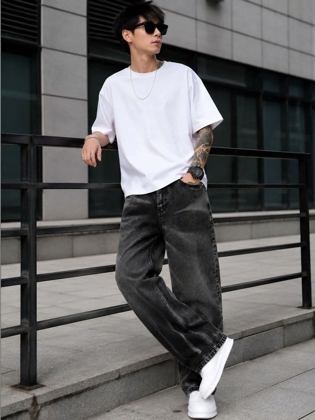 DENIM LIFE Men Classic Straight Fit Mid-Rise Stretchable Jeans - view 1