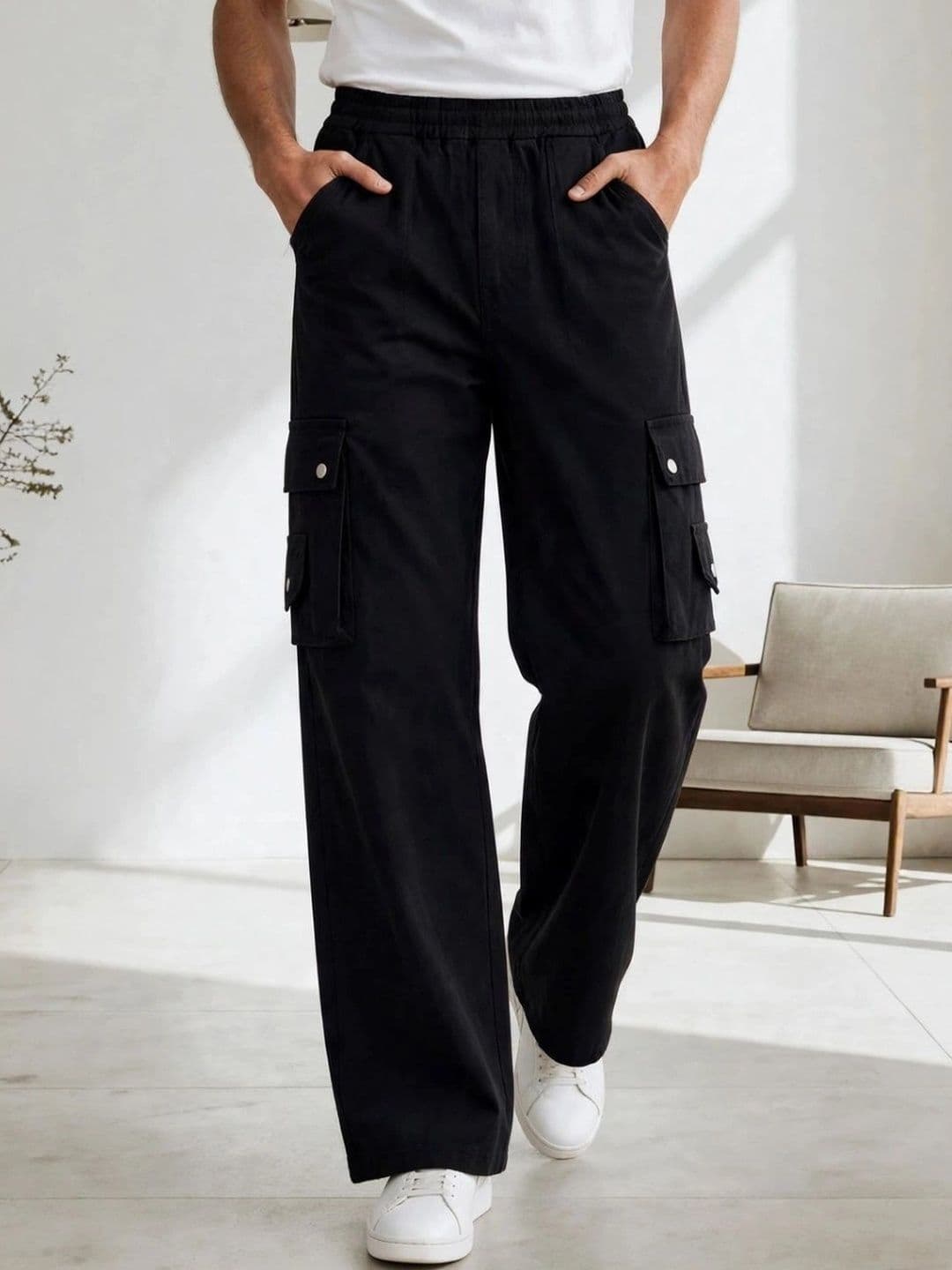LINARIA Men Classic Regular Fit Mid-Rise Stretchable Jeans - view 1