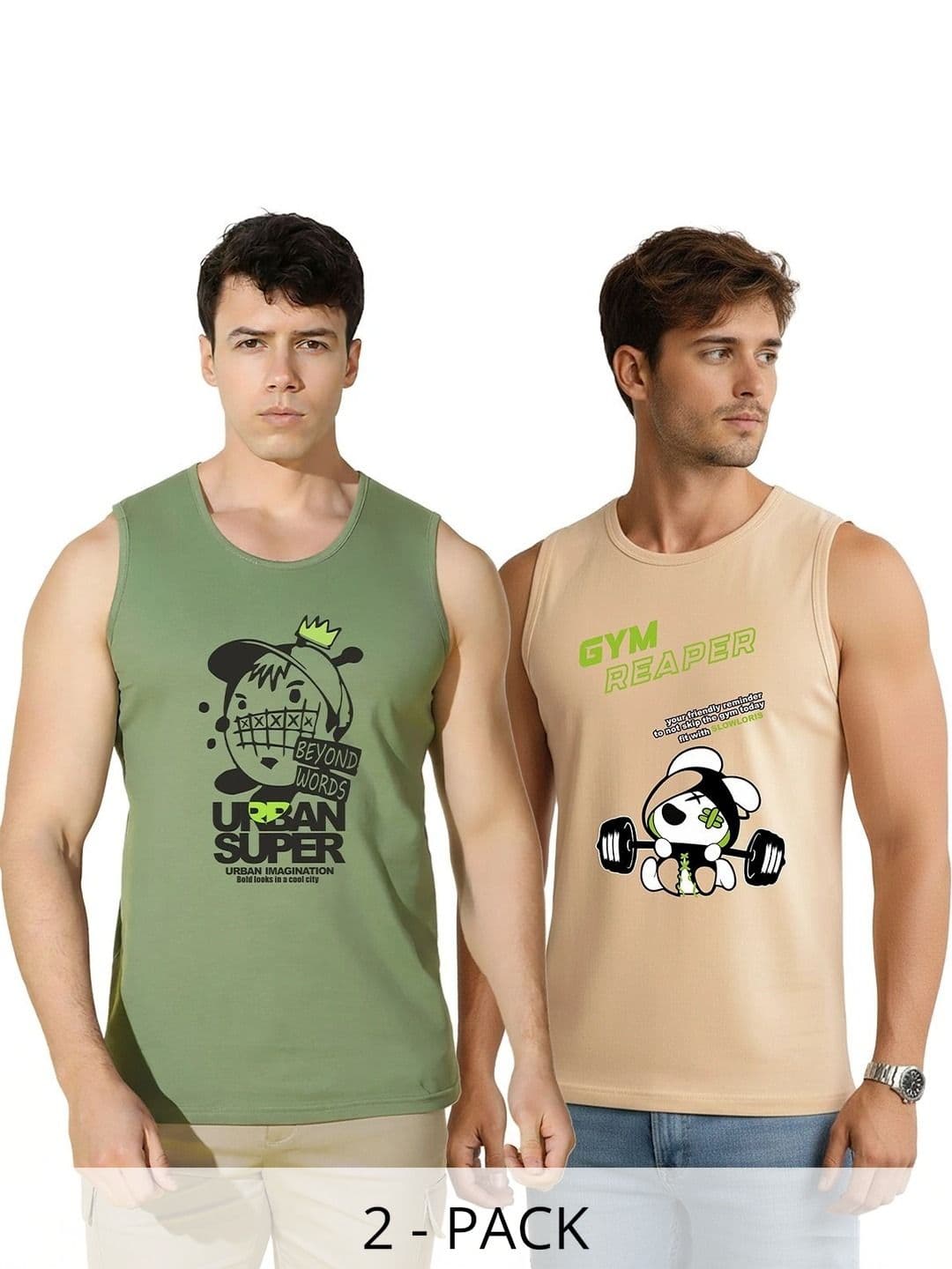SLOWLORIS Men 2 Printed T-shirt - view 1