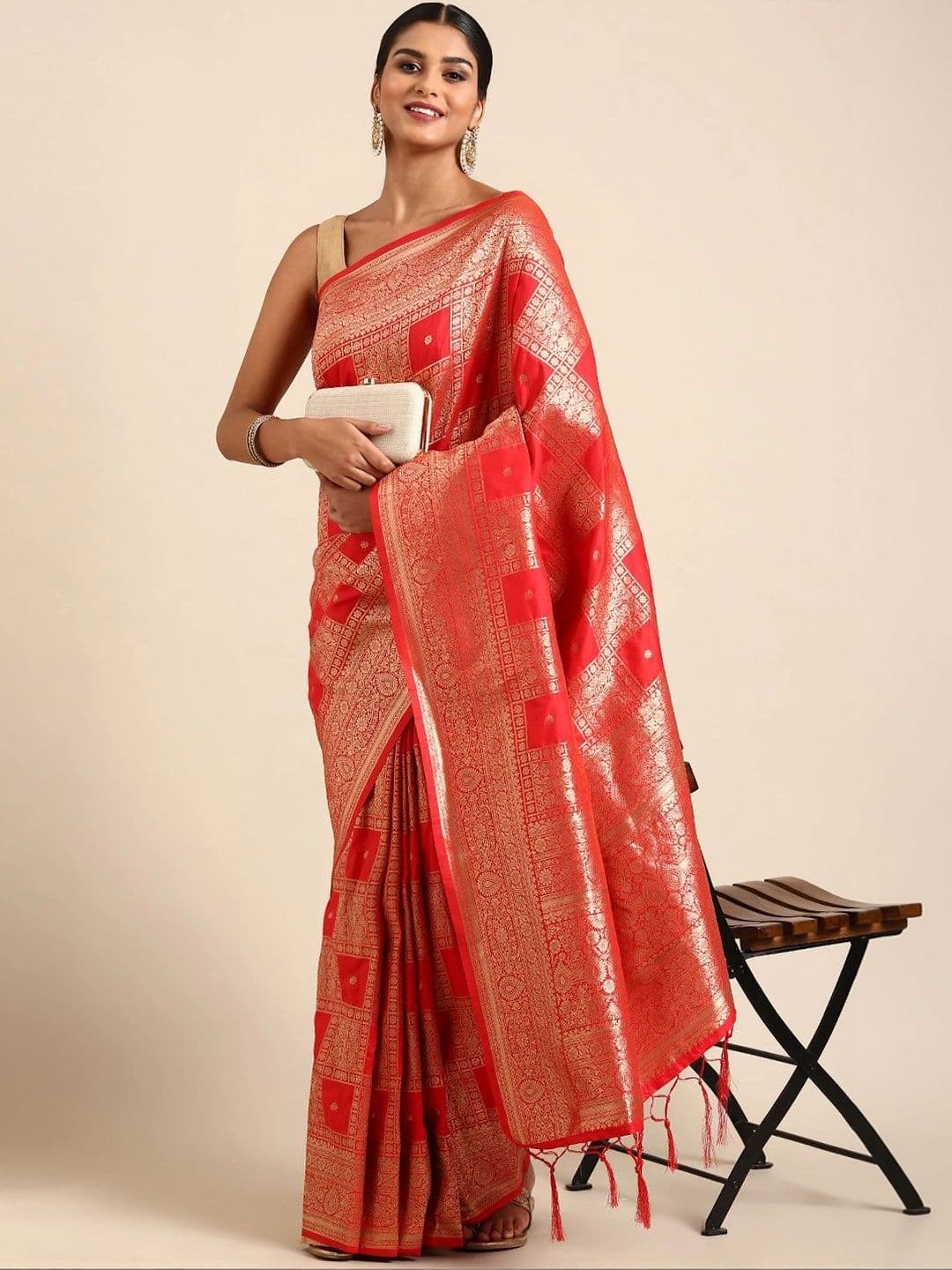 Mitera Woven Design Zari Art Silk Banarasi Saree - view 1