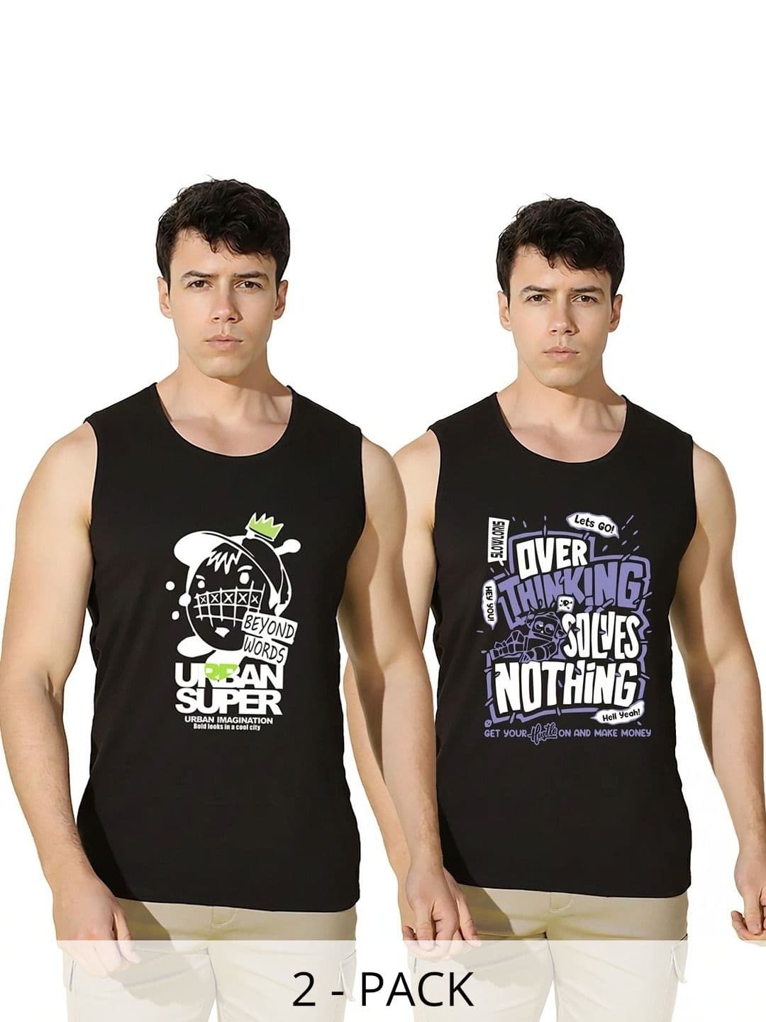 SLOWLORIS Men 2 Printed T-shirt - view 1