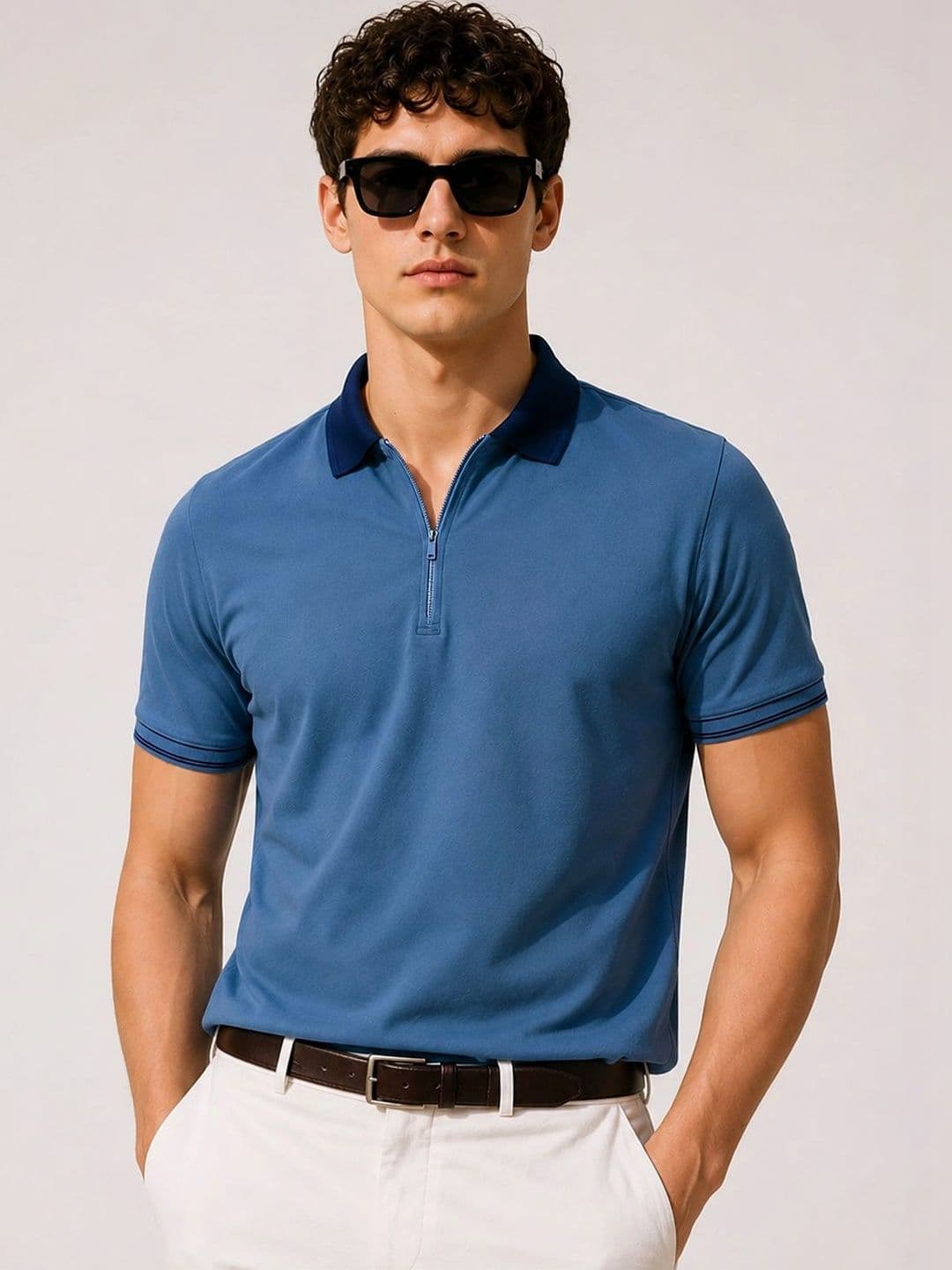 ADRO Men Polo Collar T-shirt - view 1