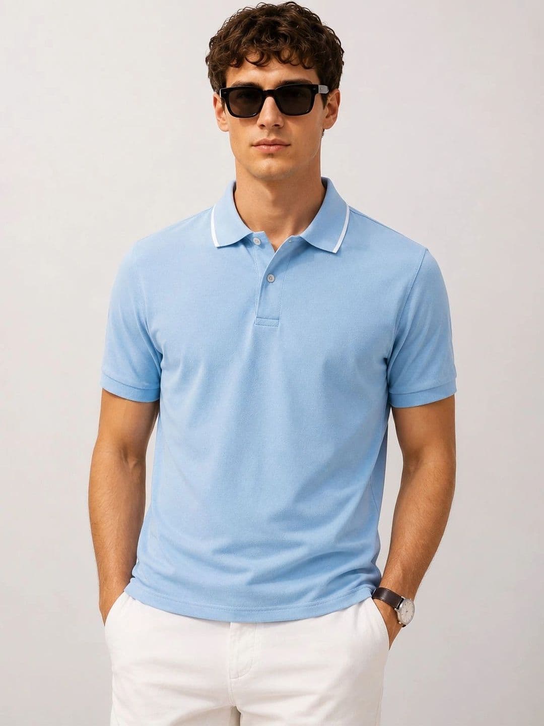 ADRO Men Polo Collar T-shirt - view 1
