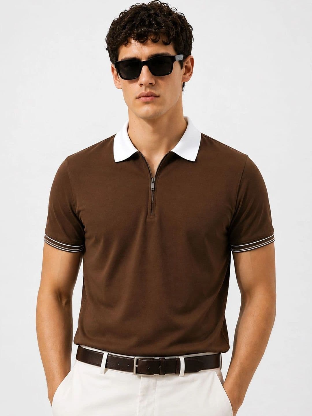 ADRO Men Polo Collar T-shirt - view 1