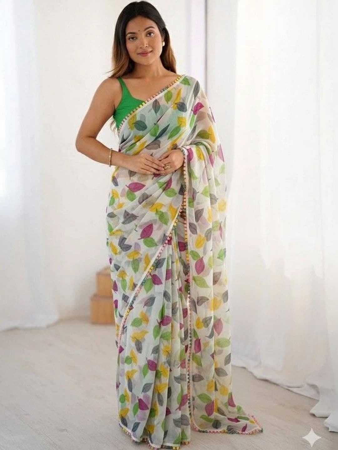 CHERIEE FASHION Designer Saree - view 1