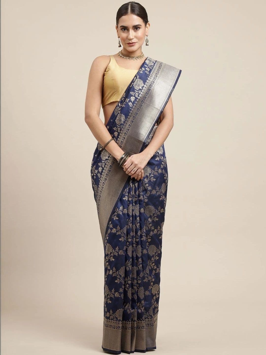 Mitera Woven Design Zari Art Silk Banarasi Saree - view 1