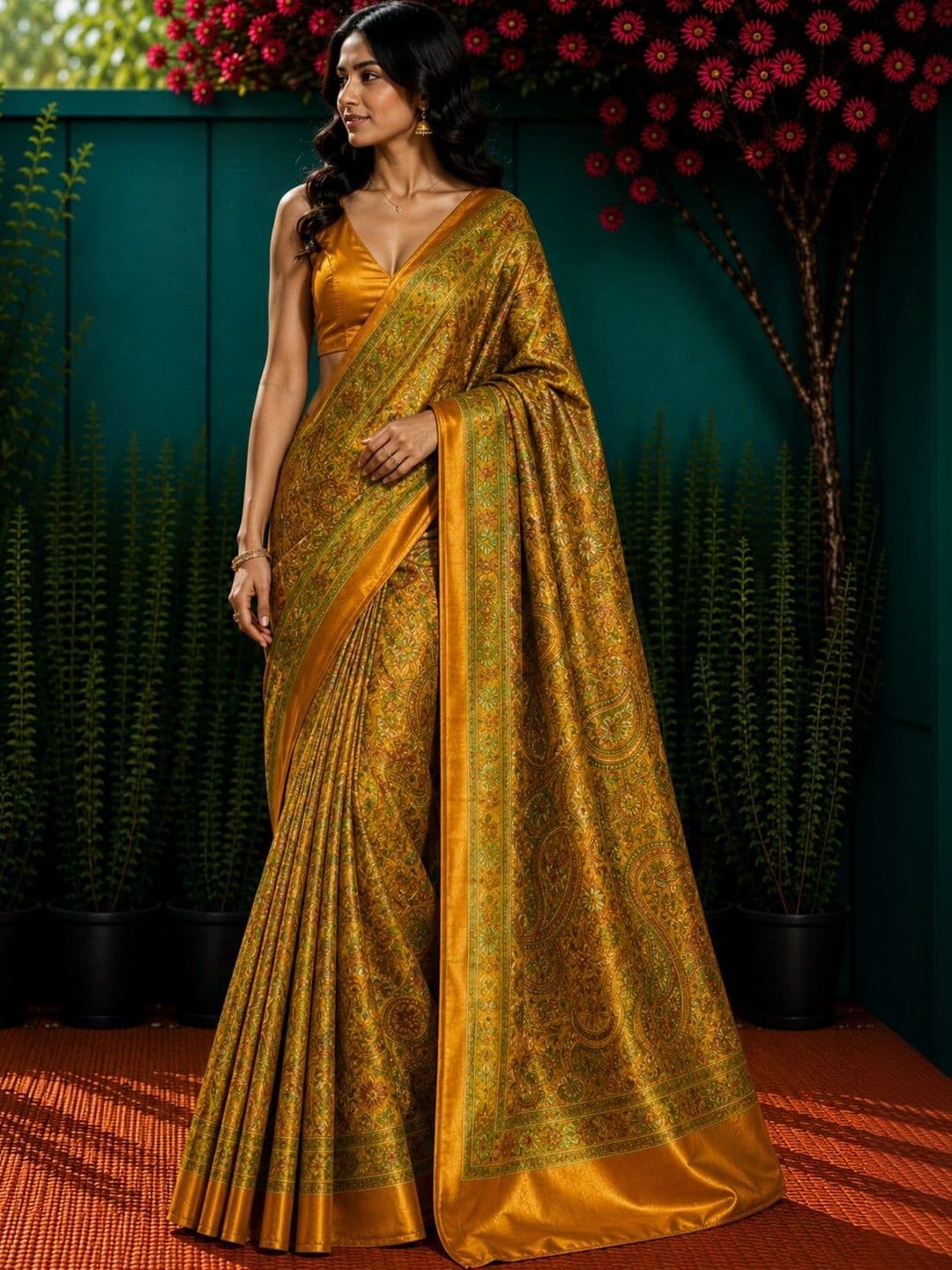 KALINI Art Silk Designer Saree - view 1