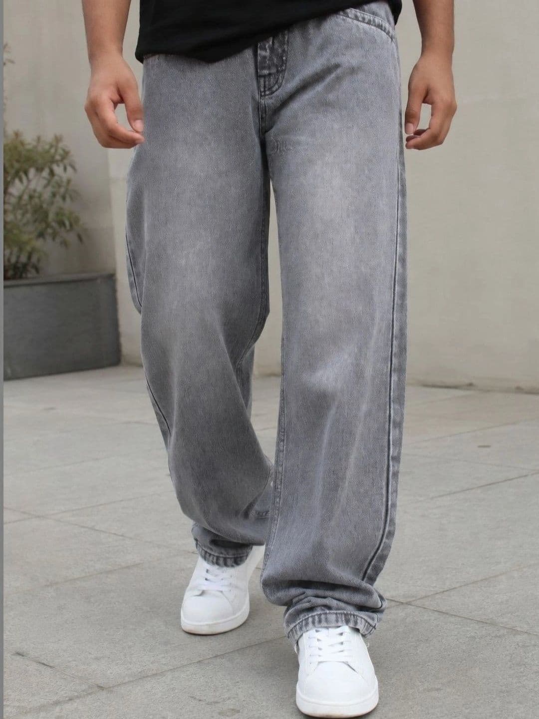 FICTION Men Comfort Relaxed Fit Mid-Rise Light Fade Ombre Jeans - view 1