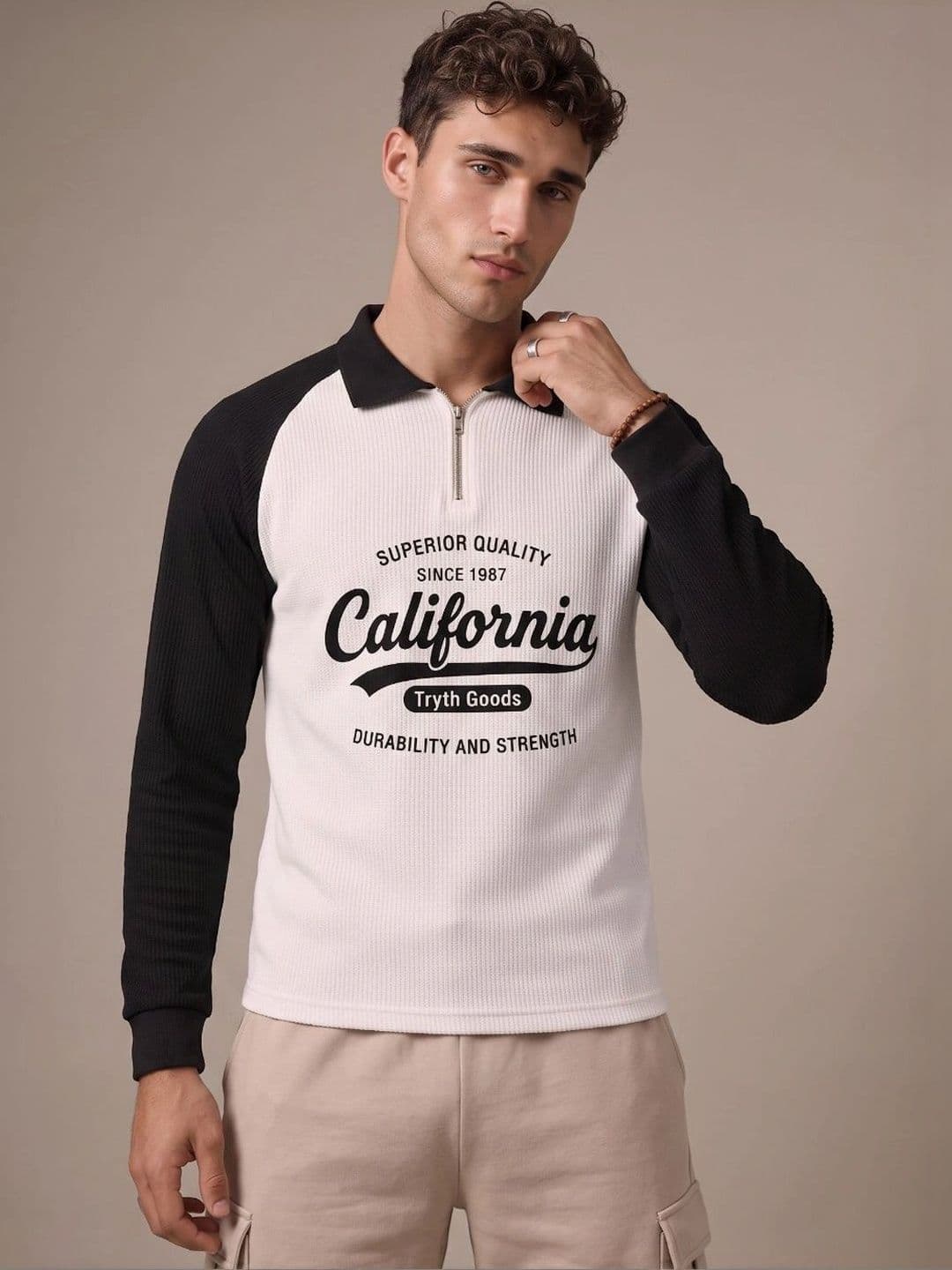 glitchez Men Polo Collar T-shirt - view 1