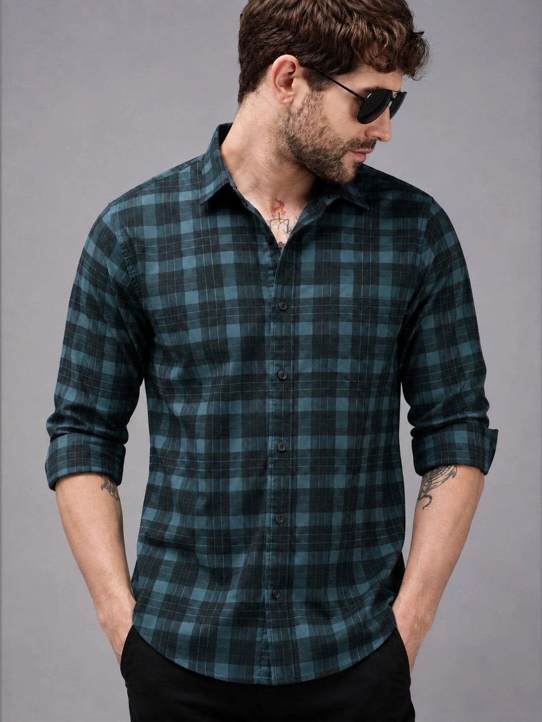 Roadster Men Classic Checked Casual Shirt - view 1
