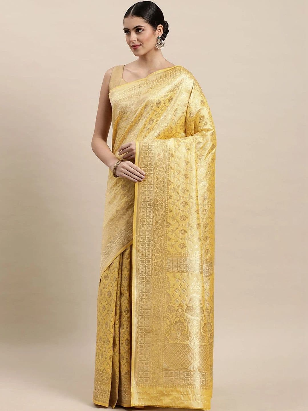 Mitera Woven Design Zari Art Silk Banarasi Saree - view 1