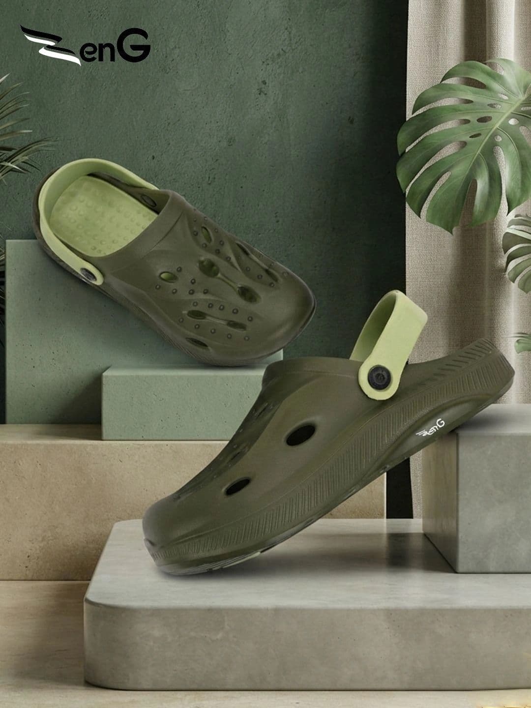 ZENG Men Rubber Clogs - view 1