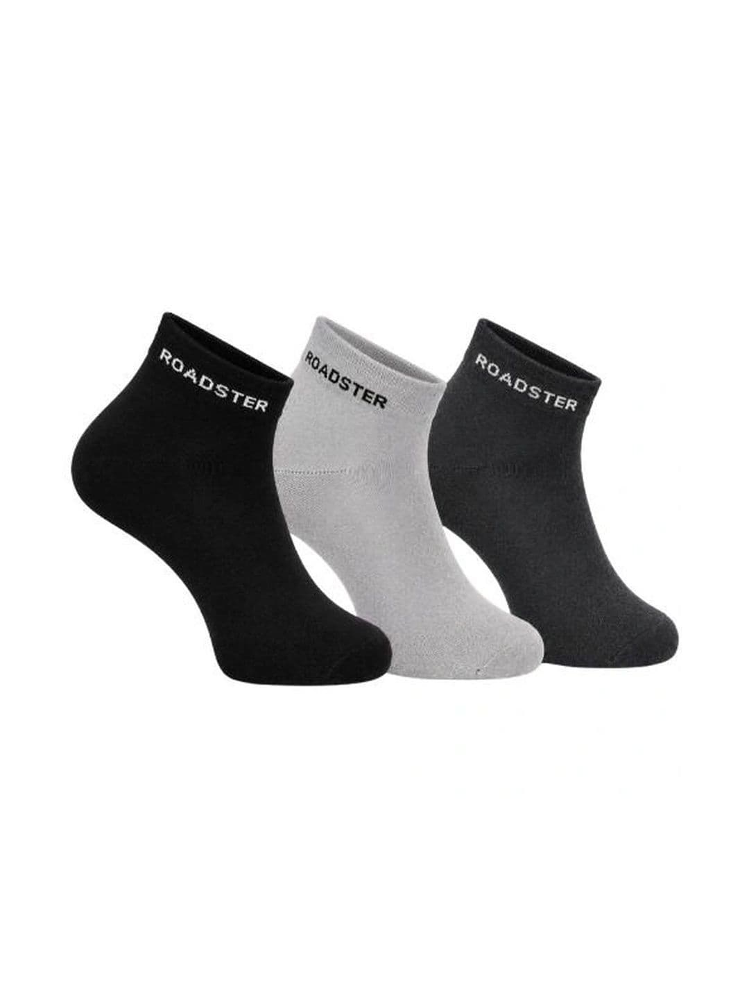 Roadster Men Pack of 3 Cotton Ankle Length Socks - view 1