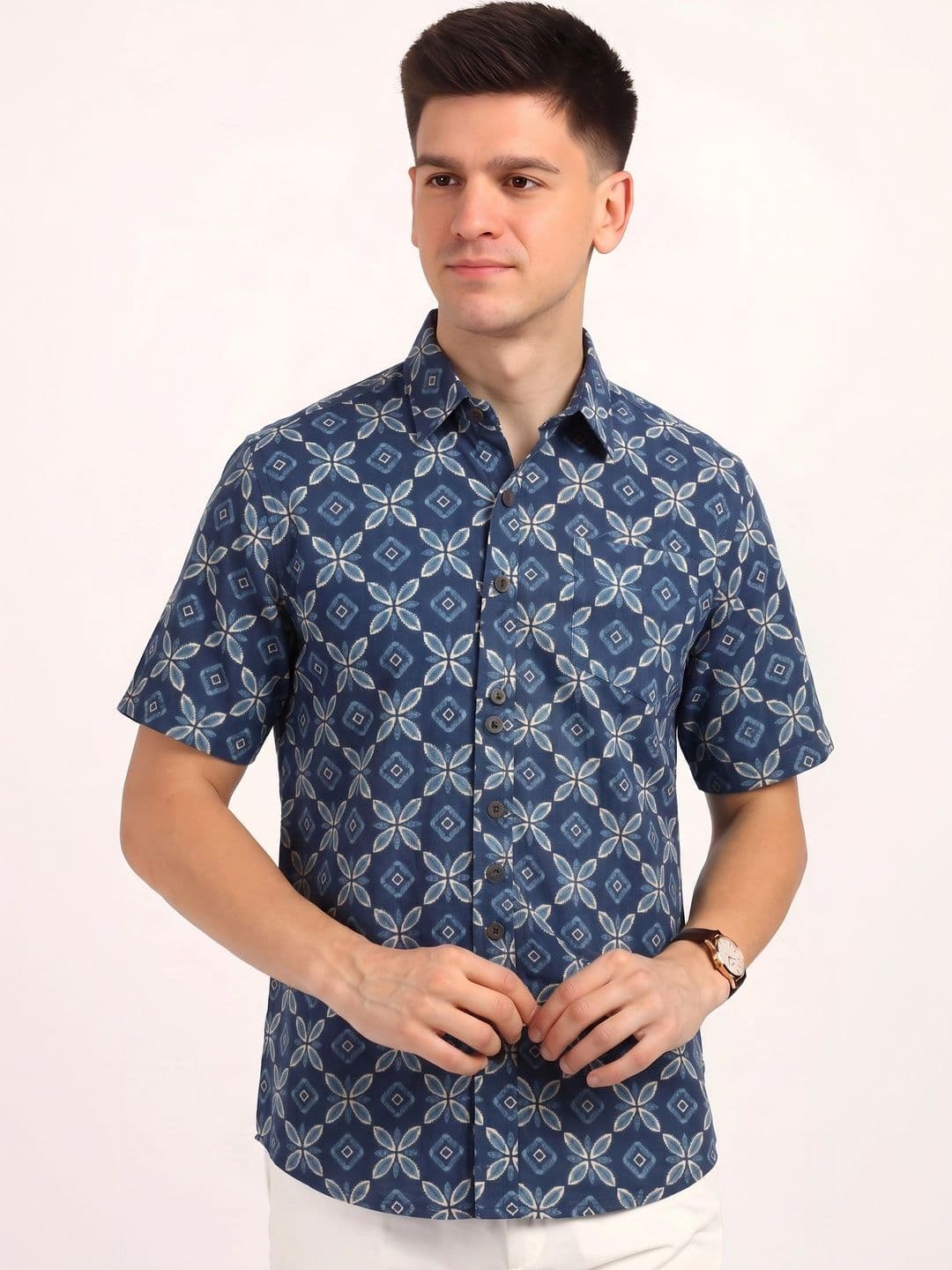BLOCKS OF INDIA Men Comfort Printed Casual Shirt - view 1