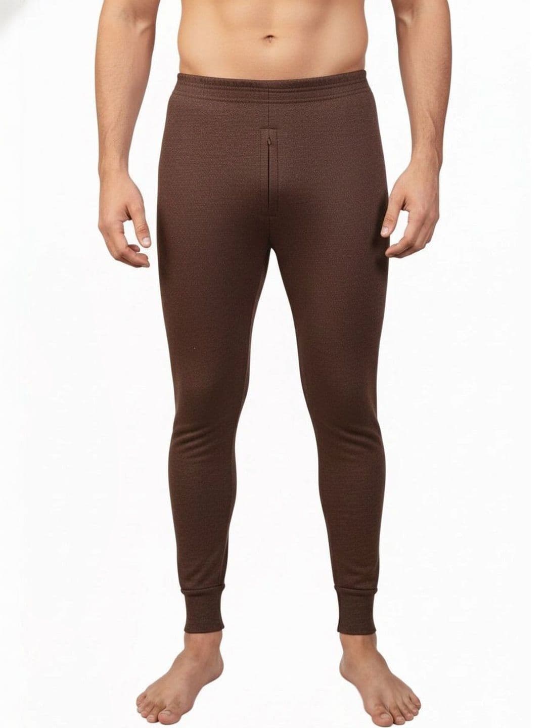 JS OSWAL Mid-Rise Ankle-Length Thermal Bottoms - view 1