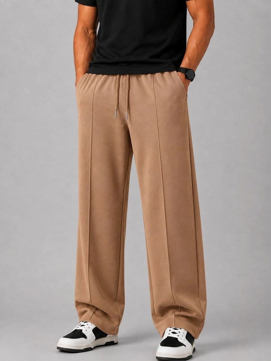 R.Code by The Roadster Life Co. Men Relaxed Fit Track Pants - view 1