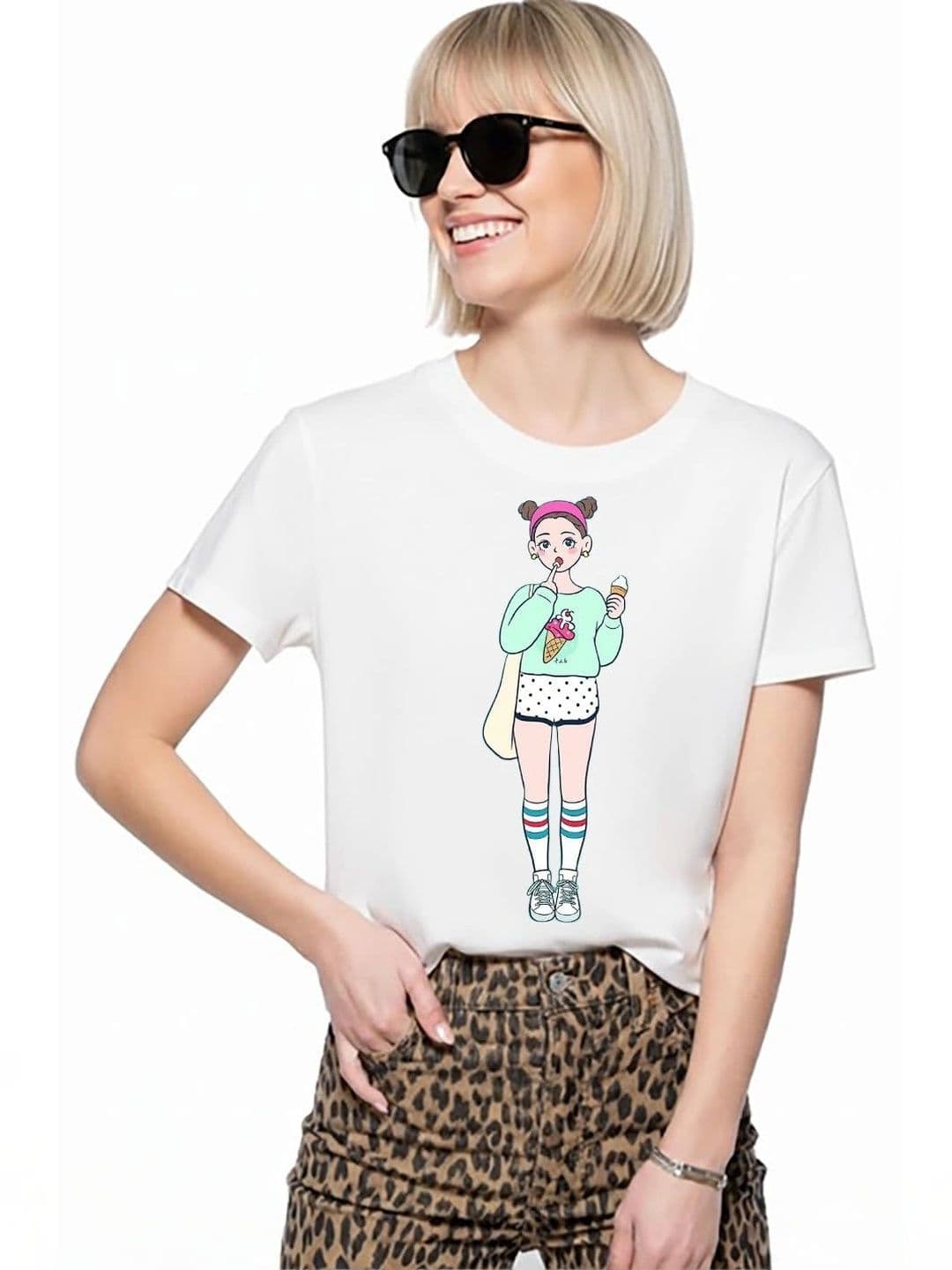 VLAM Unisex Printed Slim Fit T-shirt - view 1