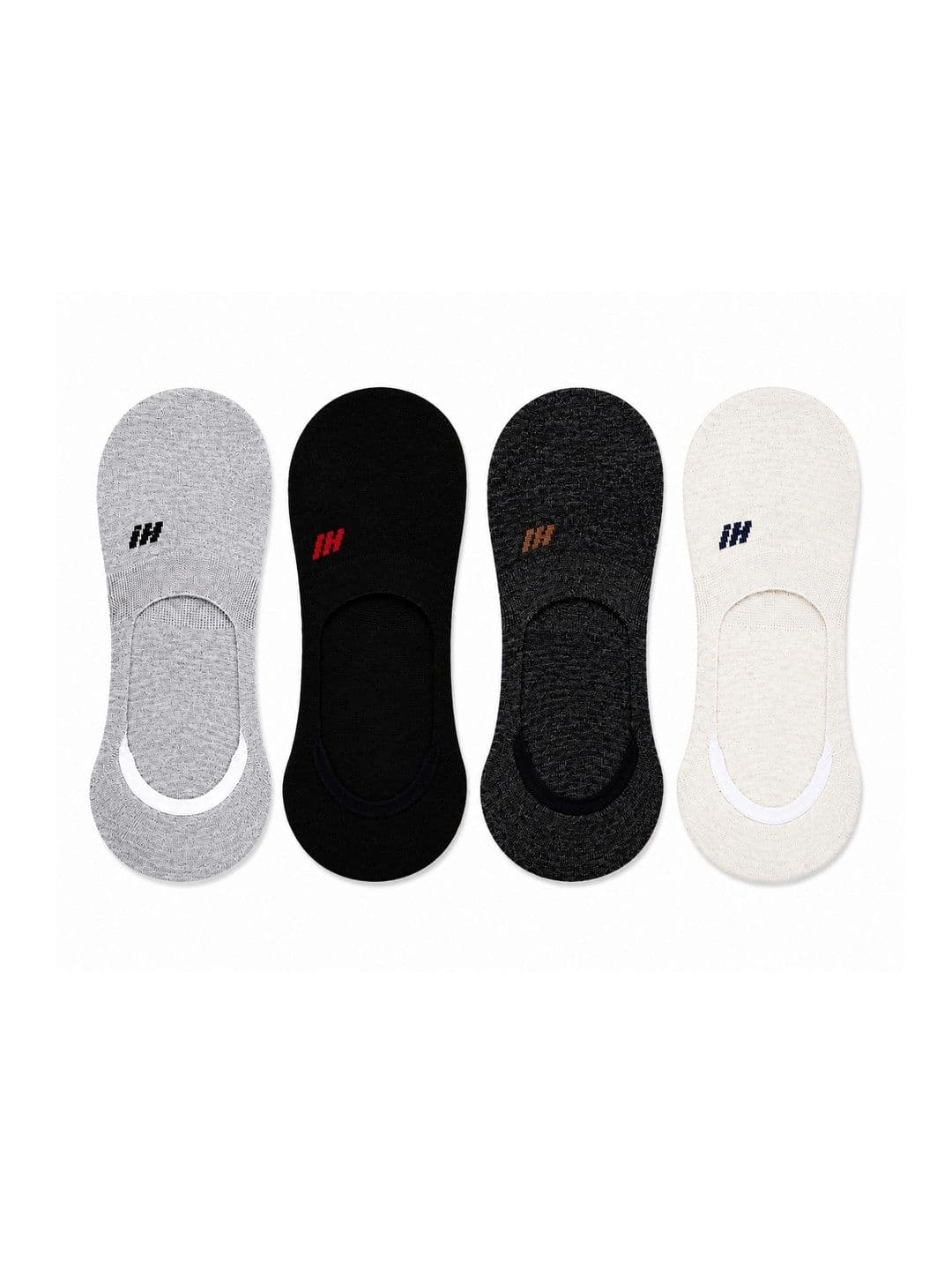 SHOPCASH Men Pack of 4 Cotton Assorted Shoe Liners Socks - view 1