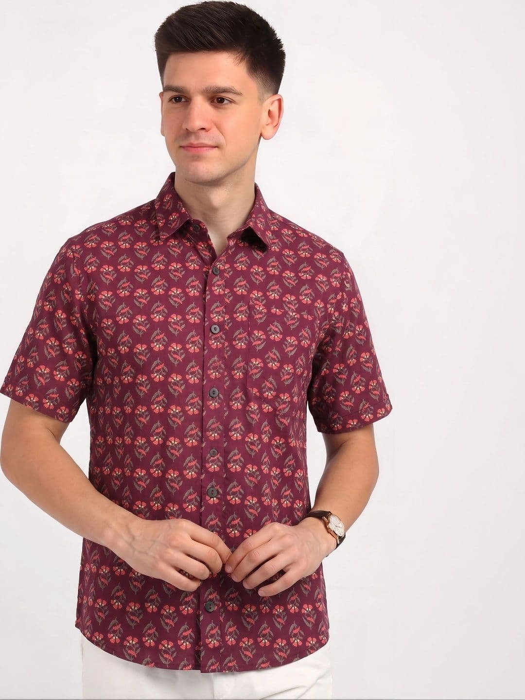 BLOCKS OF INDIA Men Comfort Printed Casual Shirt - view 1