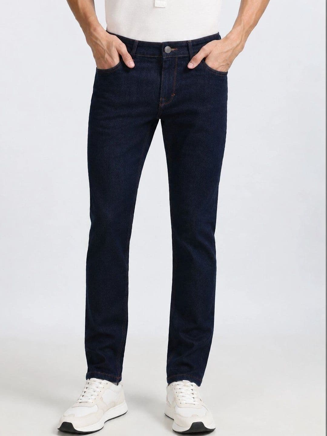BRUMMELL Men Slim Fit Mid-Rise Jeans - view 1