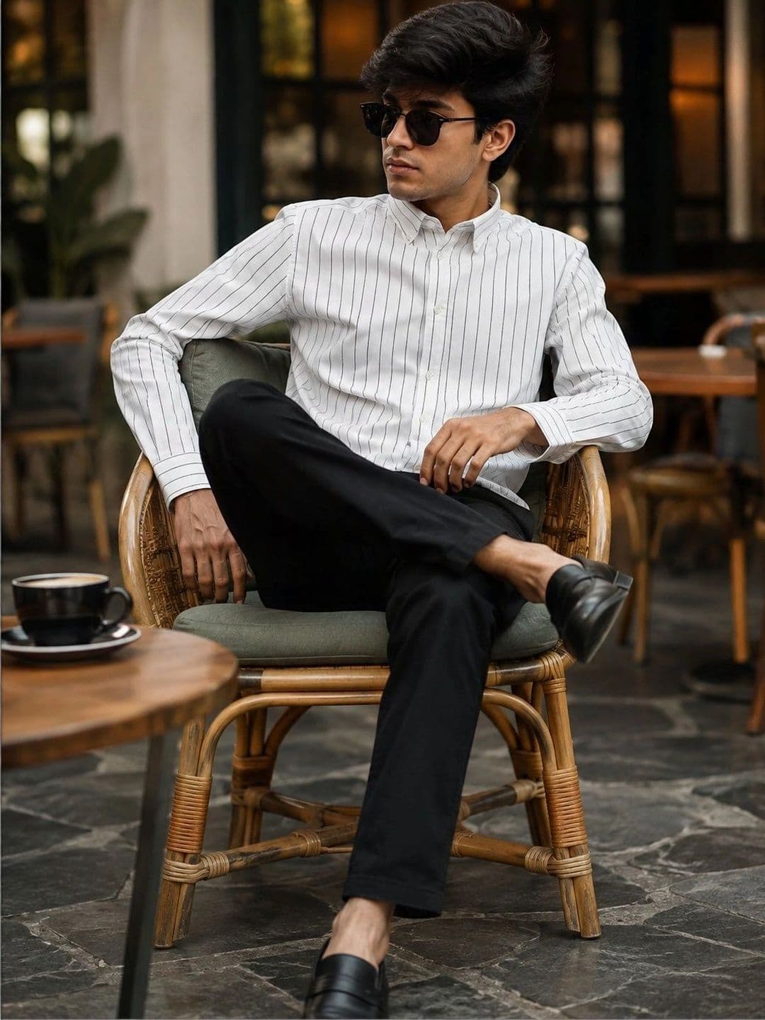 Threadsky Men Classic Striped Casual Shirt - view 1