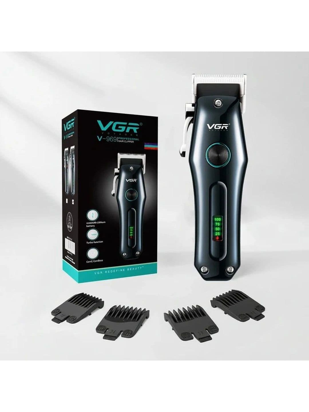 VGR V-969 Professional Hair Clipper with 180 Min Runtime - view 1