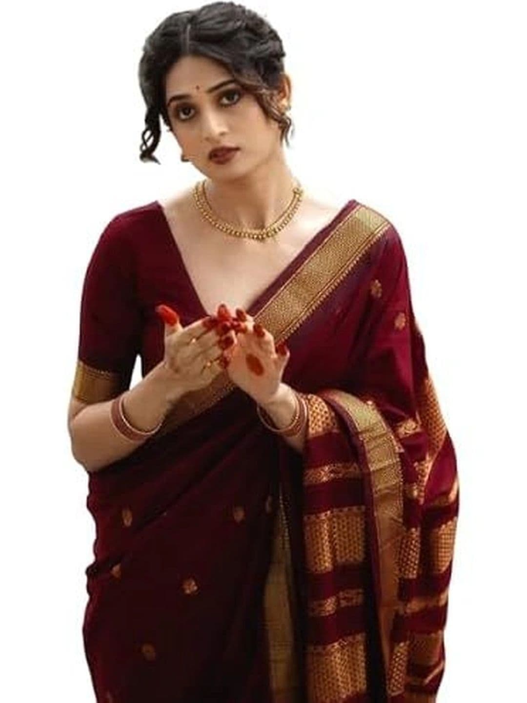 SPEEDY INDIAN Woven Design Zari Art Silk Banarasi Saree - view 1