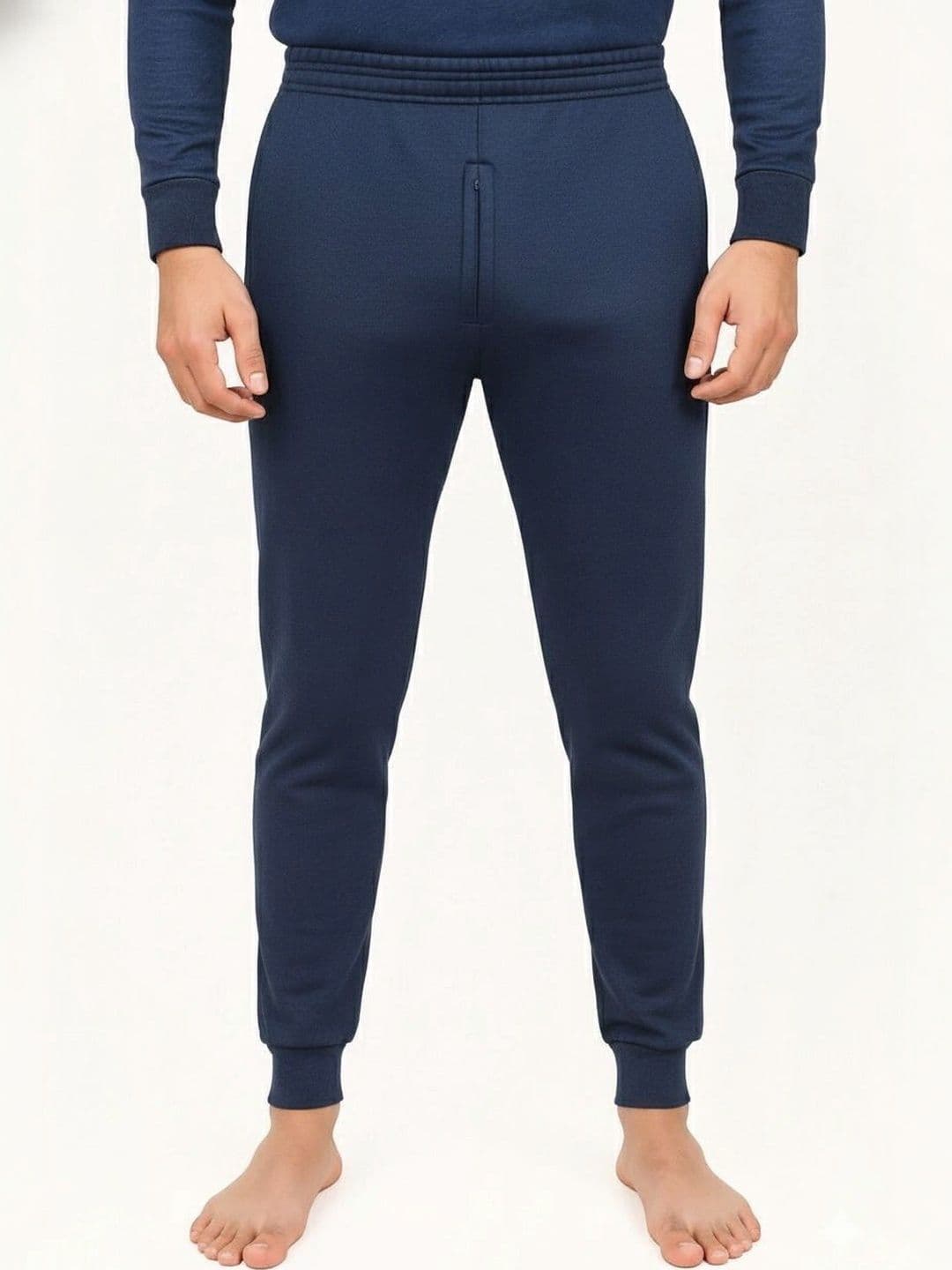 JS OSWAL Mid-Rise Ankle-Length Thermal Bottoms - view 1