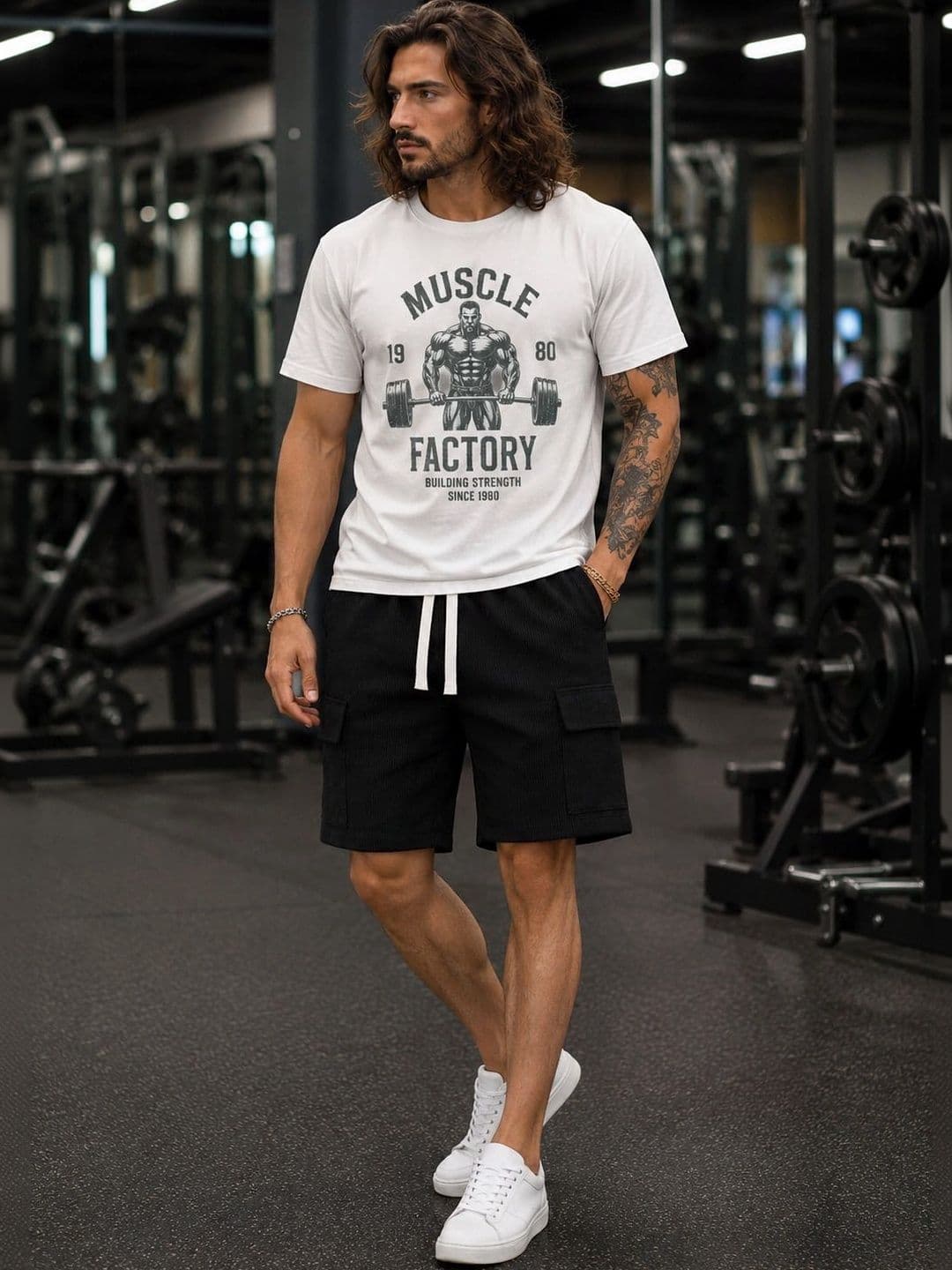 SWADESI STUFF Men Training or Gym Cargo Shorts - view 1