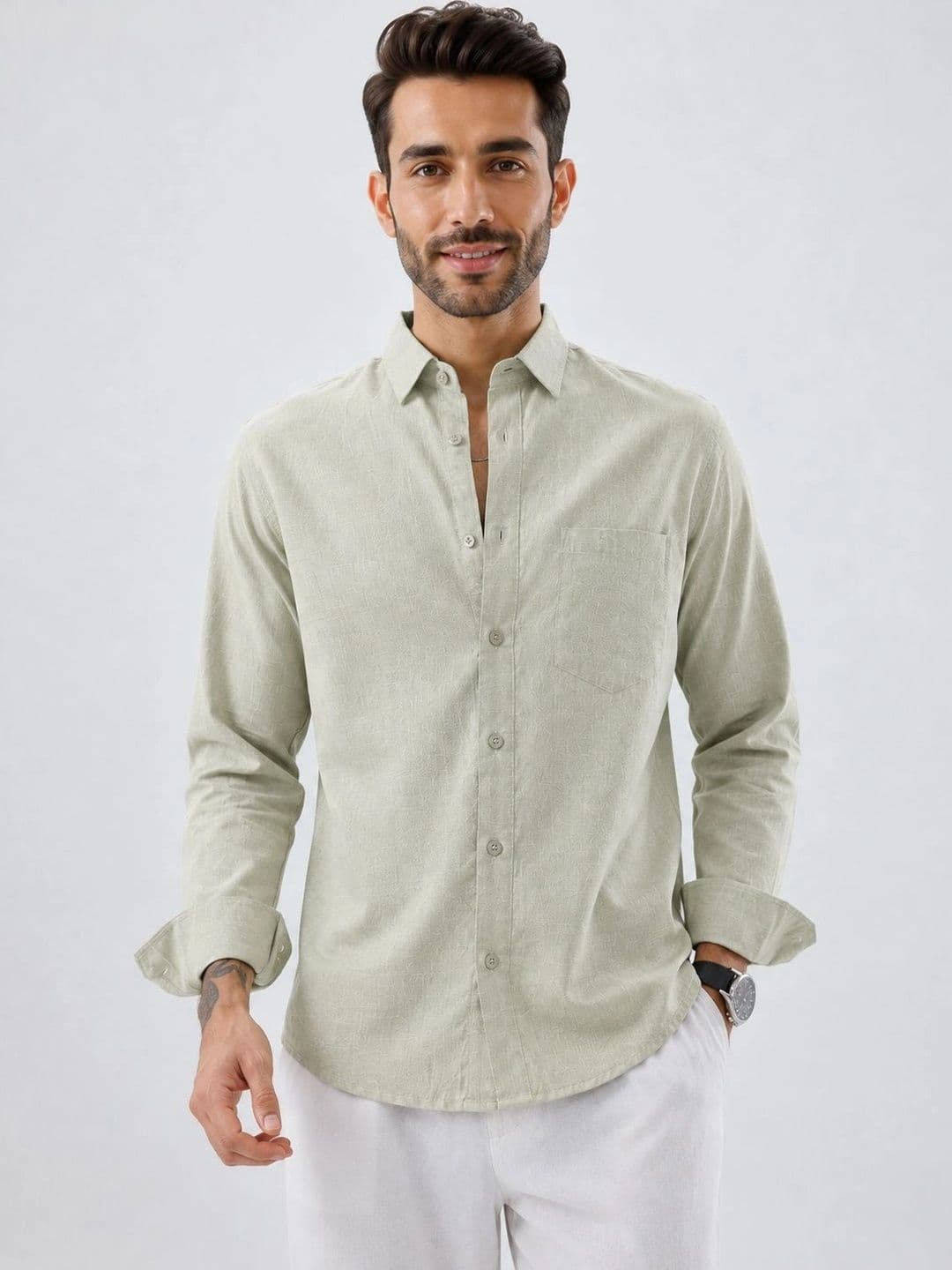 HERE&NOW Men Standard Casual Shirt - view 1