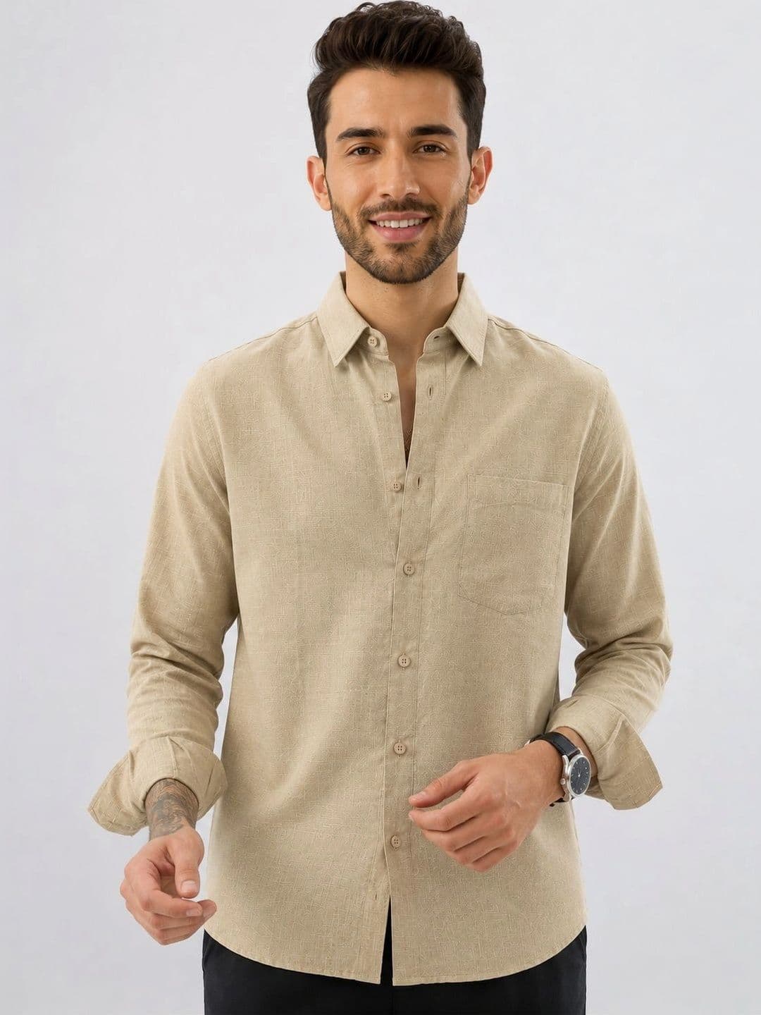 HERE&NOW Men Standard Casual Shirt - view 1