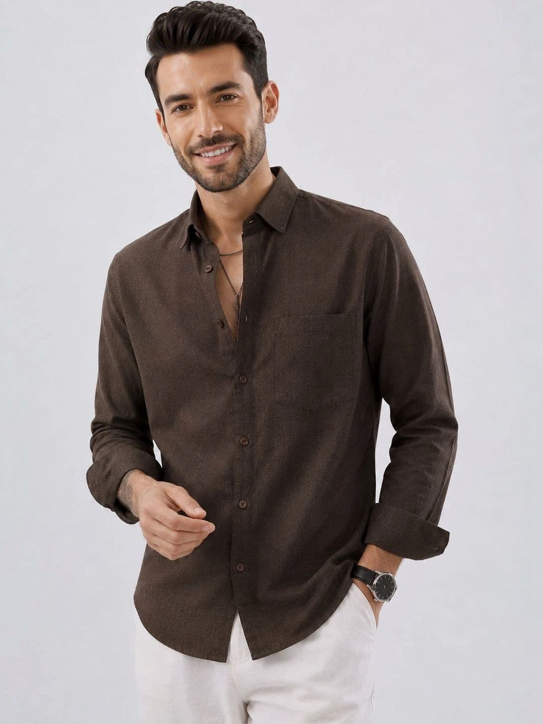 HERE&NOW Men Standard Casual Shirt - view 1