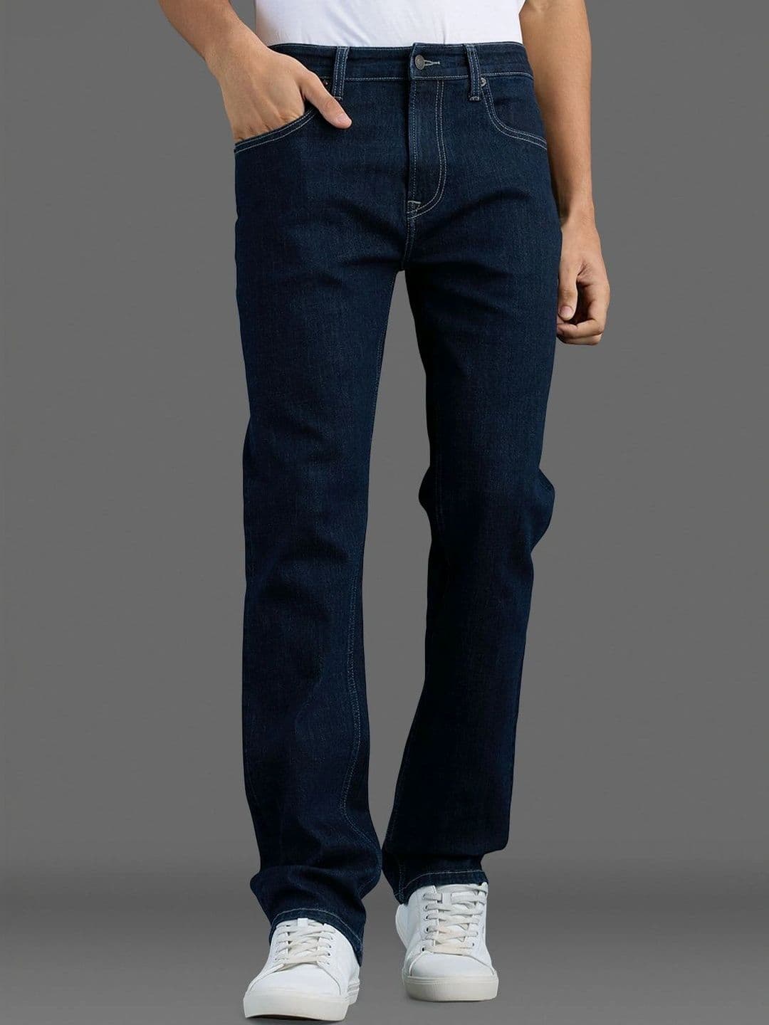 Pepe Jeans Men Vapour Slim Fit Mid-Rise Light Fade Stretchable Jeans - view 1