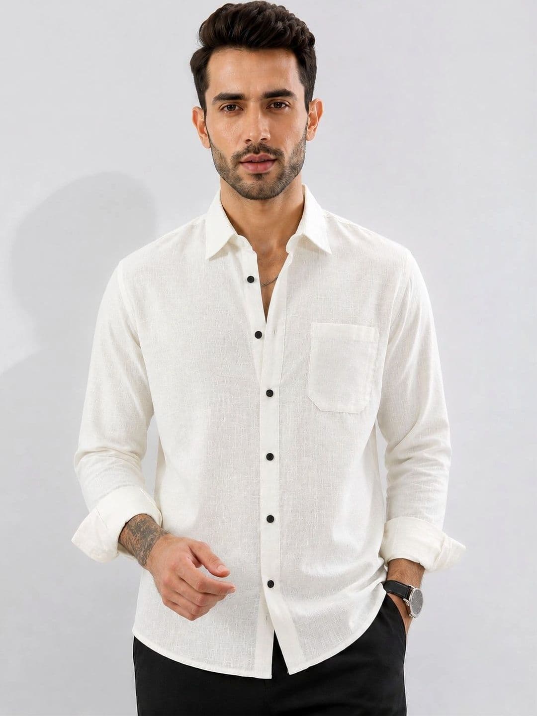 HERE&NOW Men Standard Casual Shirt - view 1