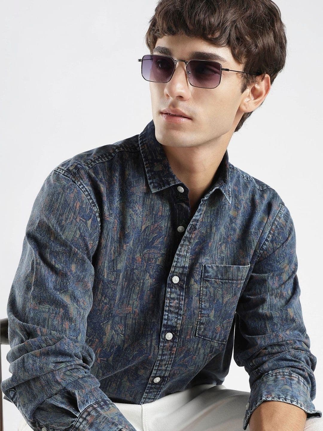 HERE&NOW Men Printed Casual Shirt - view 1