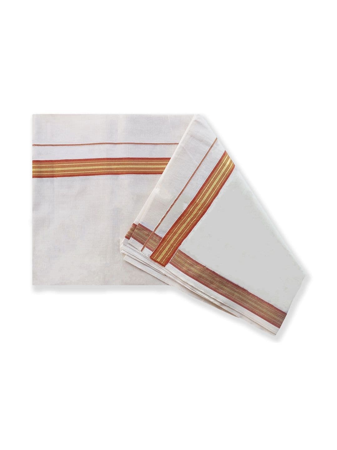 VAIRAVAA TEX Men Striped Cotton Dhoti Dhotis - view 1