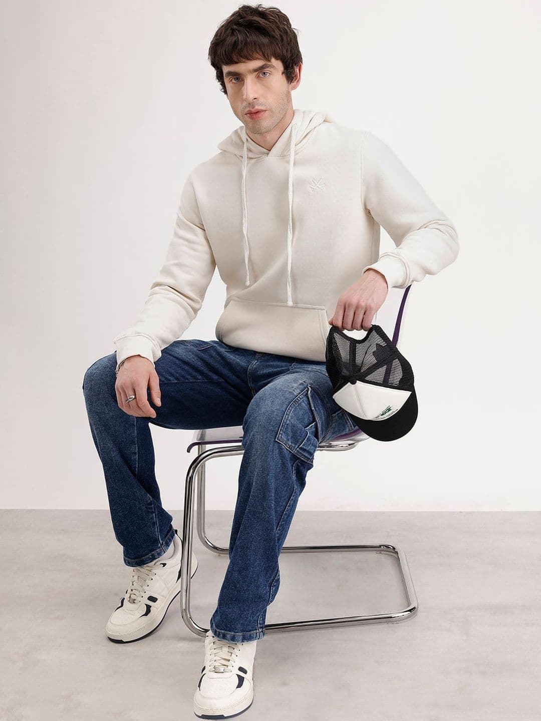 WROGN Men Hooded Sweatshirt - view 1
