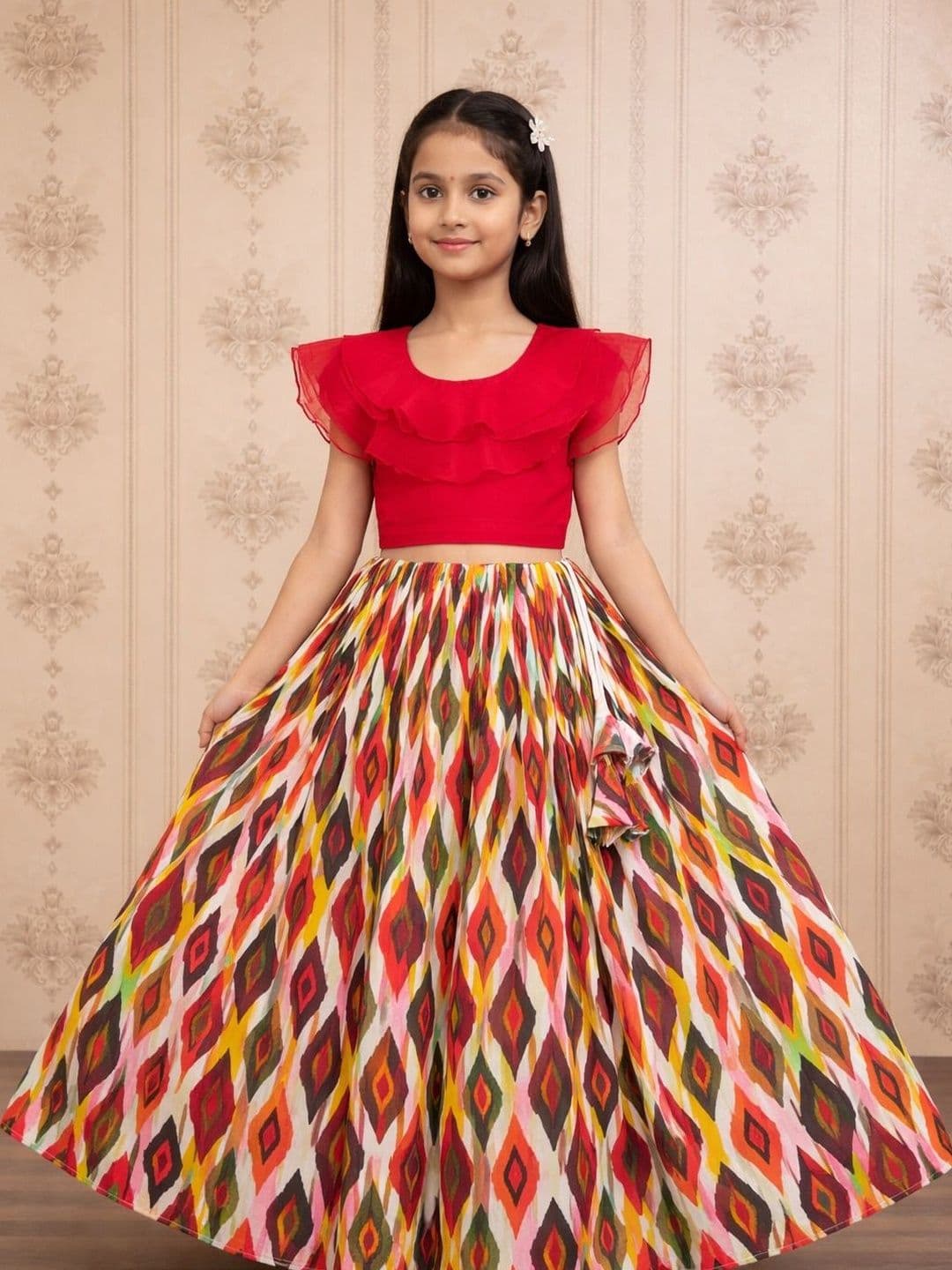 DRISHIV ENTERPRISE Girls Ready to Wear Lehenga & - view 1