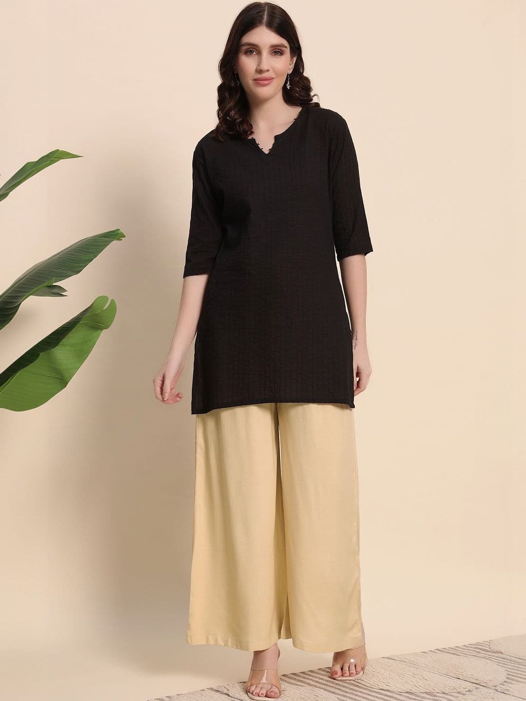 Pahervesh Women Liva Blend Ethnic Palazzos - view 1