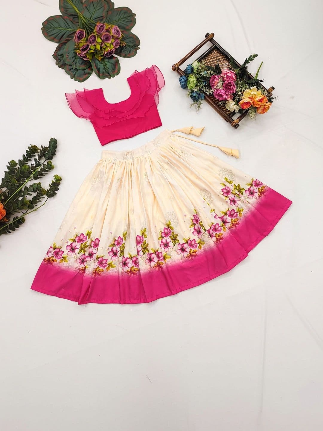 DRISHIV ENTERPRISE Girls Ready to Wear Lehenga & - view 1
