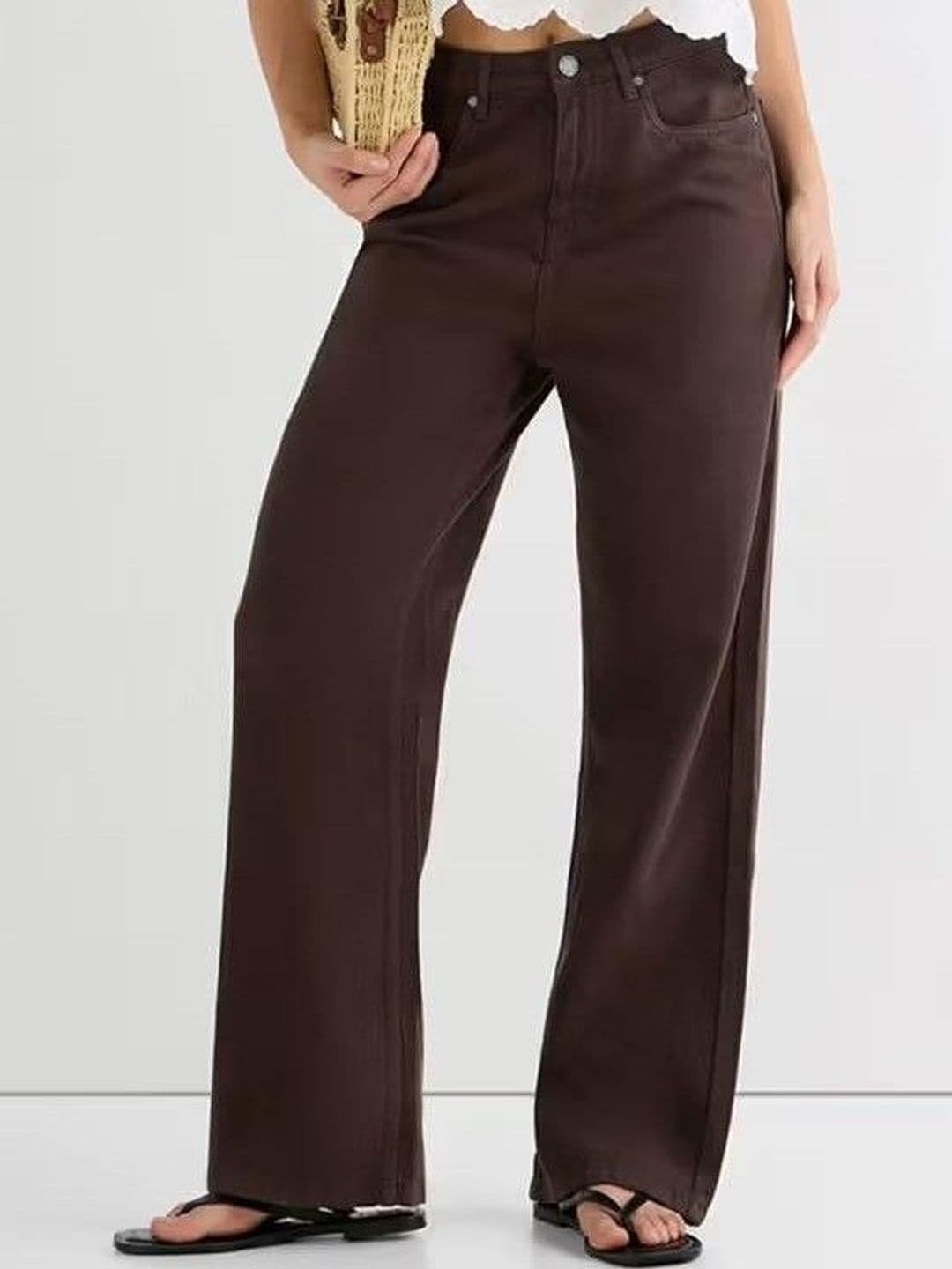 me Queen Women Wide Leg High-Rise Stretchable Jeans - view 1
